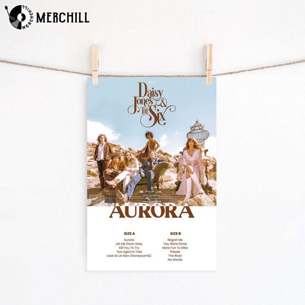 Aurora Poster Daisy Jones and The Six Album Music Poster