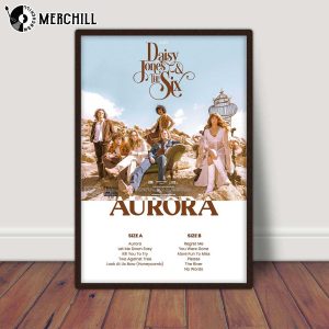 Aurora Poster Daisy Jones and The Six Album Music Poster