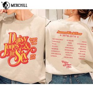 Daisy Jones & The Six 1978 Aurora World Tour Shirt