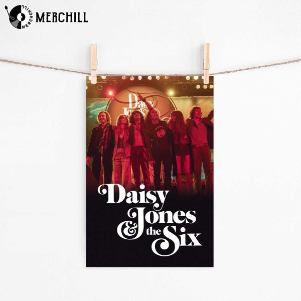 Daisy Jones and The Six Band Poster Daisy and Billy Concert Tour