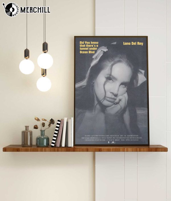 Did You Know That There’s a Tunnel Under Ocean Blvd Lana Del Rey Poster