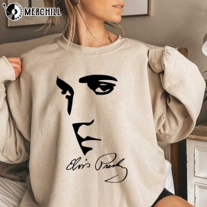 Elvis T Shirt Womens Gift for Elvis Presley Fan King Of Rock And Roll