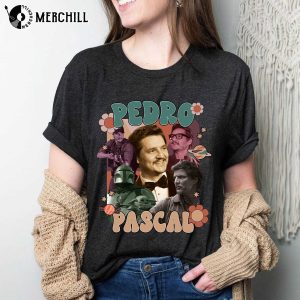 Floral Pedro Pascal Shirt Narco Pedro Pascal Fans Gift