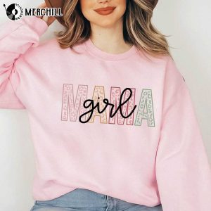 Girl Mama Sweatshirt Mothers Day Present from Daughter