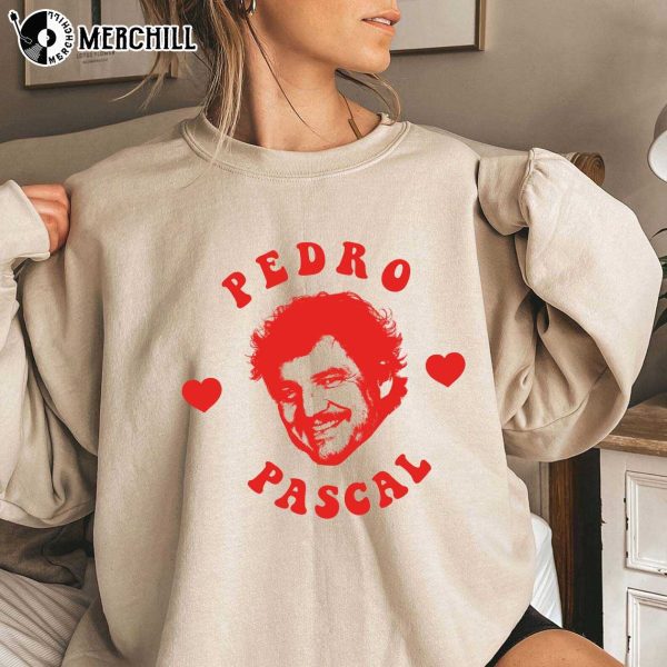 I Heart Pedro Pascal Shirt The last of Us Gift for Girlfriend