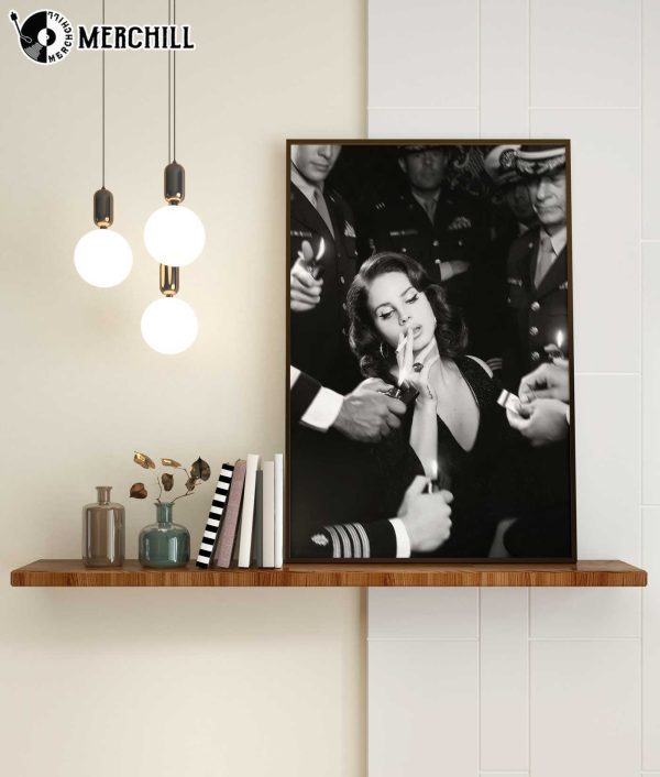 Lana Del Rey Smoking Poster Cigarettefashion Retro Art Photography