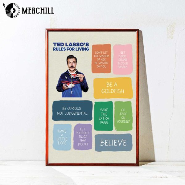 Ted Lasso Motivational Poster Ted Lasso Gift Ideas