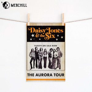 The Aurora Tour Ticket Poster Daisy Jones and The Six Movie
