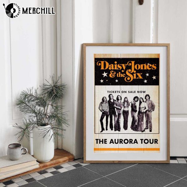 The Aurora Tour Ticket Poster Daisy Jones and The Six Movie