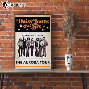 The Aurora Tour Ticket Poster Daisy Jones and The Six Movie 4