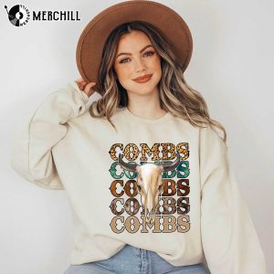 Women Luke Combs Shirt Western Combs Bullhead Country Music 2