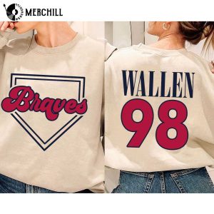 98 Braves Morgan Wallen Shirt Printed 2 Sides Atl shirt
