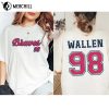 98 Braves Morgan Wallen Song Shirt Atlanta Graphic Tee