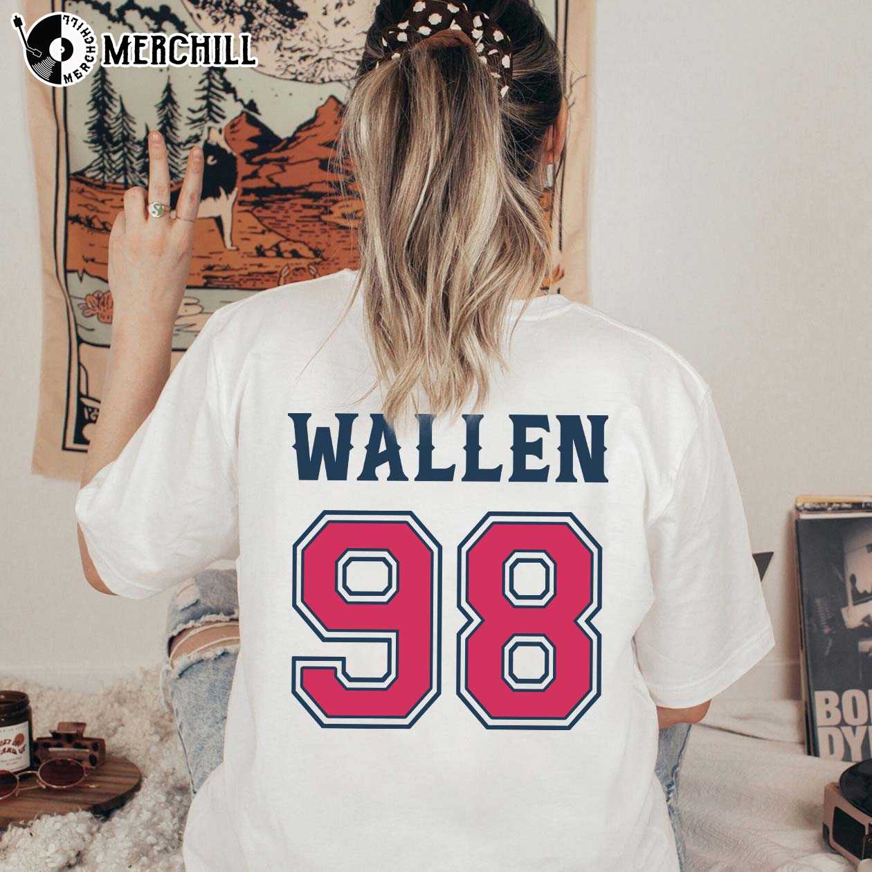 98 Braves Morgan Wallen Song Shirt Atlanta Graphic Tee - Happy Place for  Music Lovers