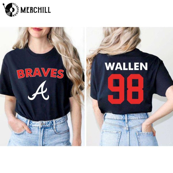 Atlanta Wallen 98 Braves Shirt Morgan Wallen Long Sleeve Shirt