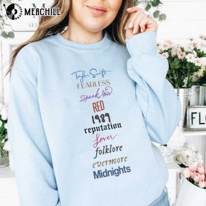 Midnights Evermore Taylor Swift Album Shirt Gift Ideas for Taylor Swift Fans