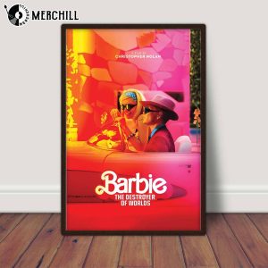 Barbenheimer Movie Poster Oppenheimer Barbie 2023