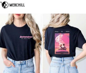 Barbenheimer Shirt Printed 2 Sides Oppenheimer Merch 1