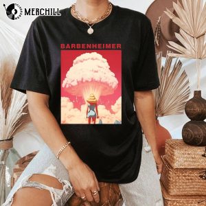 Barbenheimer Tshirt Barbie Shirt Women Movie Lover Gift