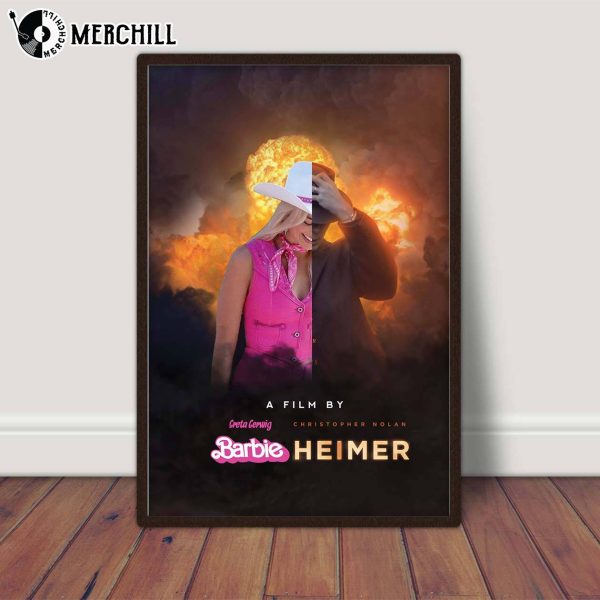Barbie Heimer Poster Funny Barbie Movie 2023 Gift