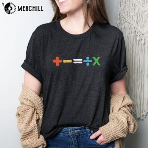 Ed Sheeran Mathematics Tour T Shirt 2 Sides Sheerious Gift