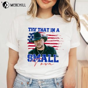 Aldean Tour 2023 Tee American Country Song Lyric