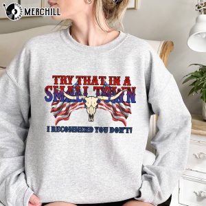 American Flag Aldean Tour 2023 Tee Try That In A Small Town Shirt 2