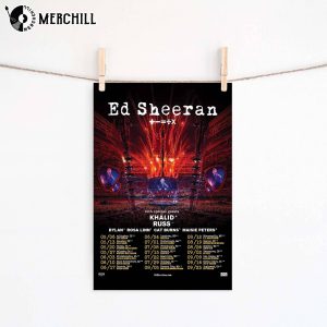 Ed Sheeran Tour Poster Mathematics 2023 3