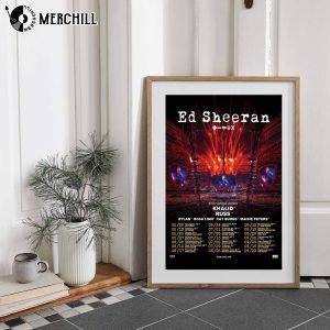 Ed Sheeran Tour Poster Mathematics 2023