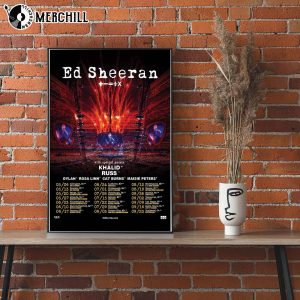 Ed Sheeran Tour Poster Mathematics 2023 4