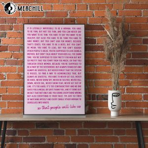 Glorias Monologue Print Barbie Movie Poster 2023 4