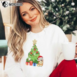 Bingo Chritsmas Tree Sweatshirt Women Bluey Shirt 5