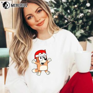 Bingo Merry Christmas 2023 Tshirt Bluey Family Christmas 5