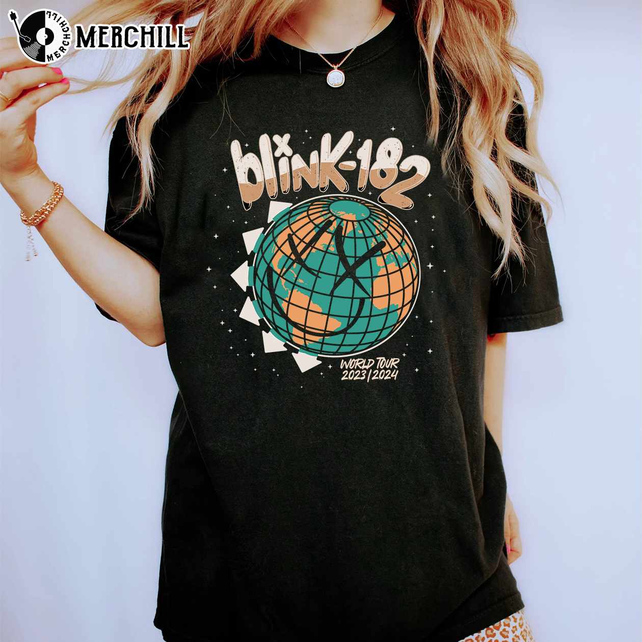 Rock Music Bleached T-Shirt Women Vintage Graphic Rock Concert Band Tee  Tops Casual Band Music Lovers T-Shirt at  Women’s Clothing store