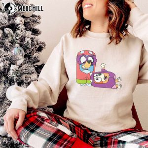 Bluey Christmas Trip Shirt Bluey and Bingo Sweatshirt