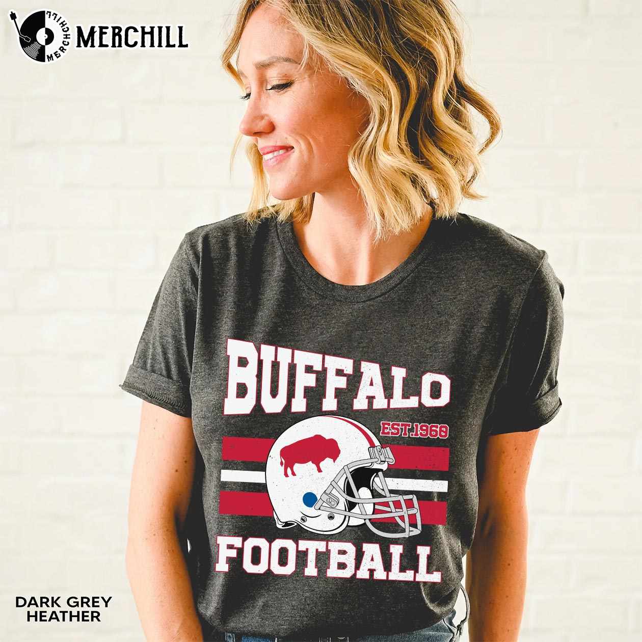 Buffalo Football Sweatshirt Bills Shirts For Women - Happy Place for Music  Lovers