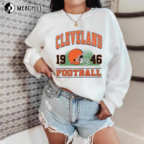 Classic Cleveland Sweatshirt Cleveland Football Gift for Women