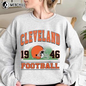 Classic Cleveland Sweatshirt Cleveland Football Gift for Women 3
