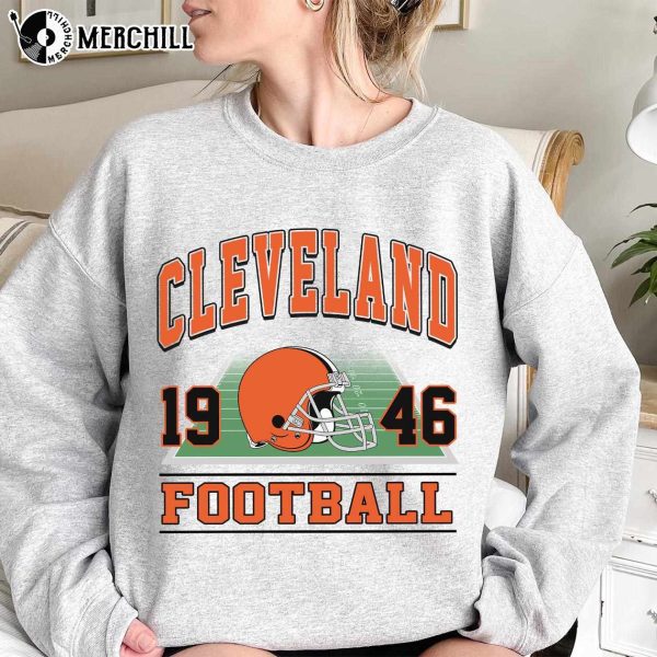 Classic Cleveland Sweatshirt Cleveland Football Gift for Women