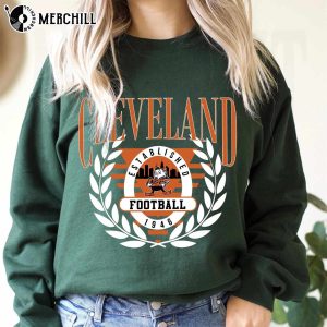 Cleveland Football Sweatshirt Cleveland Sports Apparel 4
