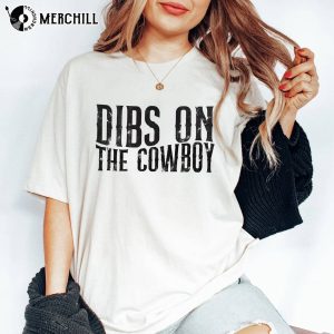 Dibs On The Cowboy Sweatshirt Gift for Zach Bryan Fans