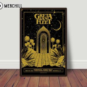 Dreams in Gold Poster Greta Van Fleet Print 3