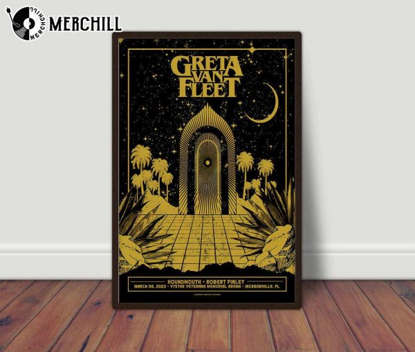 Dreams in Gold Poster Greta Van Fleet Print