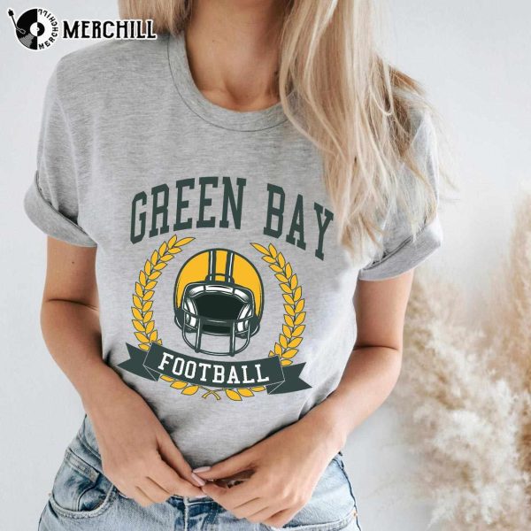Green Bay Packers Football Sweatshirt Retro 80s Vintage Style NFL Crewneck