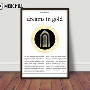Greta Van Fleet 2023 Poster Dreams in Gold Tour 4