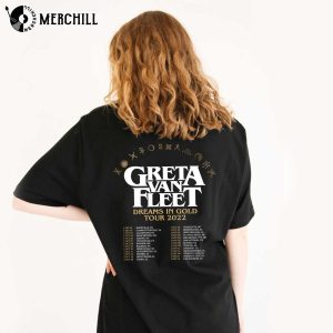 greta van fleet full moon t shirt