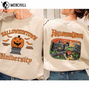 Halloweentown University Front and Back Sweatshirt Halloween Party 3