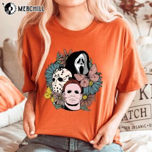 Horror Movie Characters Halloween Sweatshirt Spooky Season Gift 2