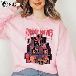 I Freaking Love Horror Movies Halloween Shirt Spooky Series Movie 2