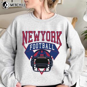 New York Football Sweatshirt Vintage New York Crewneck 3